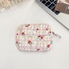 Modacarry Cotton Quilted Floral Wallet with Cute Prints Zipper Coin