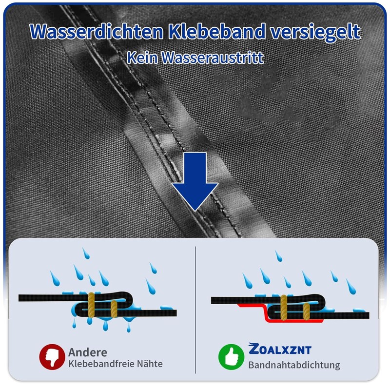 ZOALXZNT Telescopic Cover, Waterproof, Telescopic Protective Case with Drawstring, Telescopic