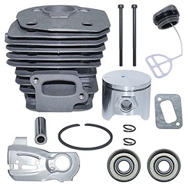 PHUOC LOC THO for 44mm NIKASIL Cylinder Piston Ring Kit for Husqvarna 340 345 350 Muffler