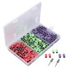 Sonew Juego de 210 Bandas de Lijado de Uñas, Grano