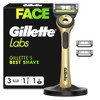 GilletteLabs with Exfoliating Bar, Razor for Men Champion Gold Edition,