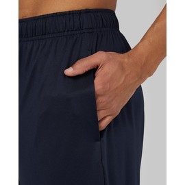 32 Degrees Cool Mens Knit Wicking Lounge Sleep Short, Navy, Medium