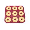 Large Silicone Donut Pan for Baking, 9 Cavity Non-Stick Food