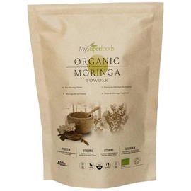 MySuperfoods Organic Moringa Powder 400g, Rich Source of Vitamin A & Riboflavin