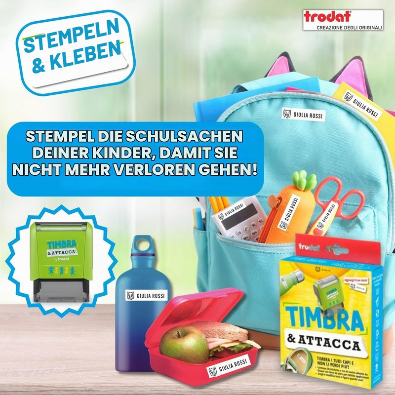 Trodat Stamp & Stick, Fabric Section Set, Drawing Series and