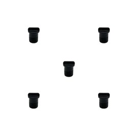 Light Socket Safety Cap Plugs for String Lights, Recessed and Standard Light Sockets (Candelabra/E12, 5)