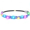 Fstrend Light up headband Elastic Rhinestone LED headbands Sparkly Crystal