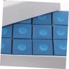 Kisangel Billiards Chalk Cubes 12 Pieces Pool Chalk for Snooker