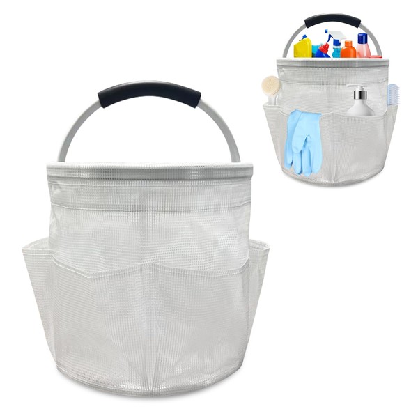 Ruaizel Cleaning Caddy with Handle, Foldable Cleaning Caddy Organiser, Cleaning