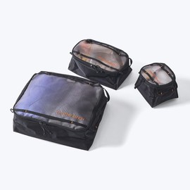 Mystery Ranch Mission Packing Cube Set Black – Set of 3 Packable Organizers