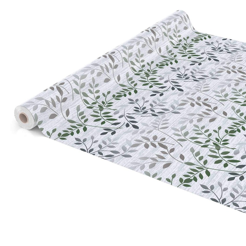Anro Washable Oilcloth, Wax Tablecloth, Marble Grey