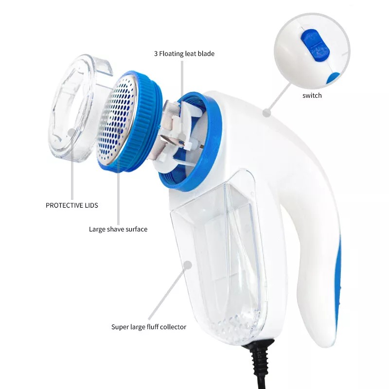 AccPlus Electric Clothes Lint Pill Fluff Remover Fabrics Sweater Fuzz
