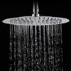 Large Rain Shower Head Round 304 Stainless Steel Ultra Thin