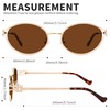 BOTEN Retro Oval Sunglasses for Women Men 2025 Trendy Small