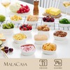 MALACASA 5 oz Porcelain Dip Bowls Set, 12 Pack Ramekins,