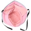 Playshoes Unisex Rain Hat Southwester Rain Hat, pink fleece lining
