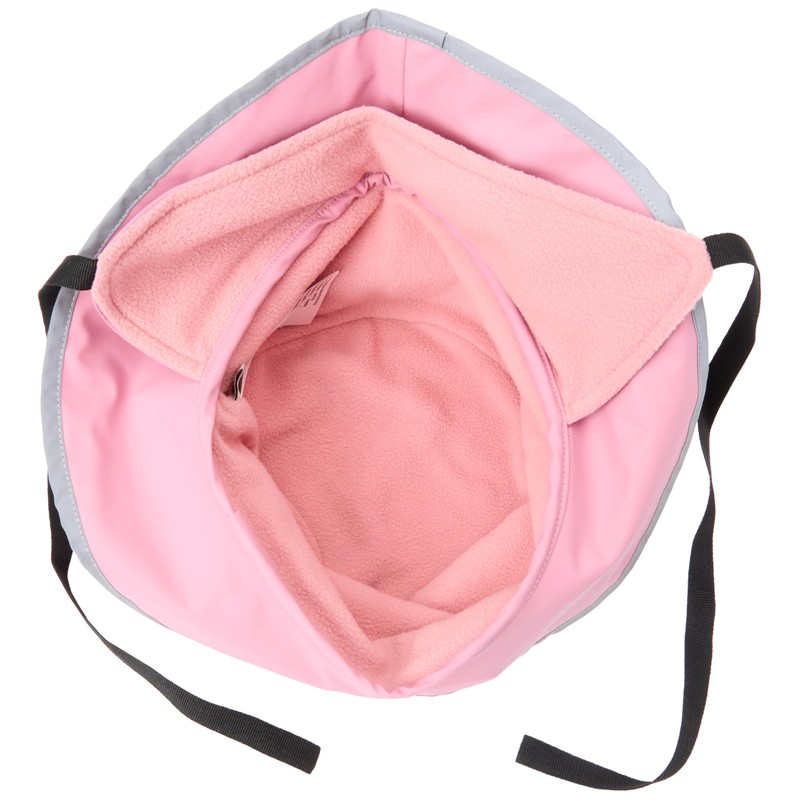 Playshoes Unisex Rain Hat Southwester Rain Hat, pink fleece lining
