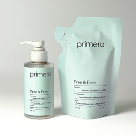 Primera Free & Free Feminine Cleanser 290ml Special (145ml + Refill 145ml) / 프리메라 후리 앤 후리 여성청결제 290ml 기획(145ml+리필145ml)