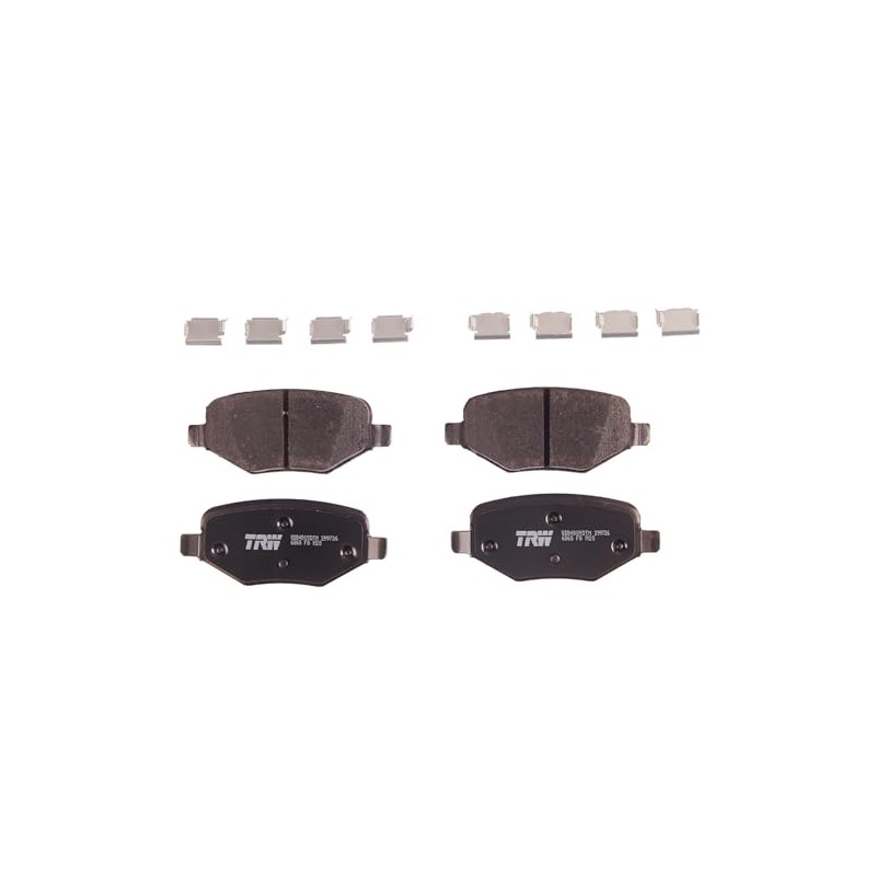 TRW Balatas Cerámicas Delanteras Y Traseras Compatible con FORD EXPLORER