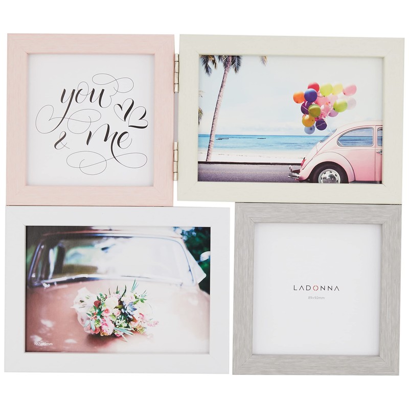 Radonna 089246 Photo Frame, Bridal SF12-40, Multi-Faced, 2 Large Size,