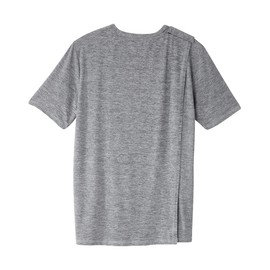 Men’s Open-Back Adaptive Active T-Shirt - Heather Grey MED