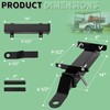 ECOTRIC Golf Cart Universal Rear Hitch with 2" Receiver for