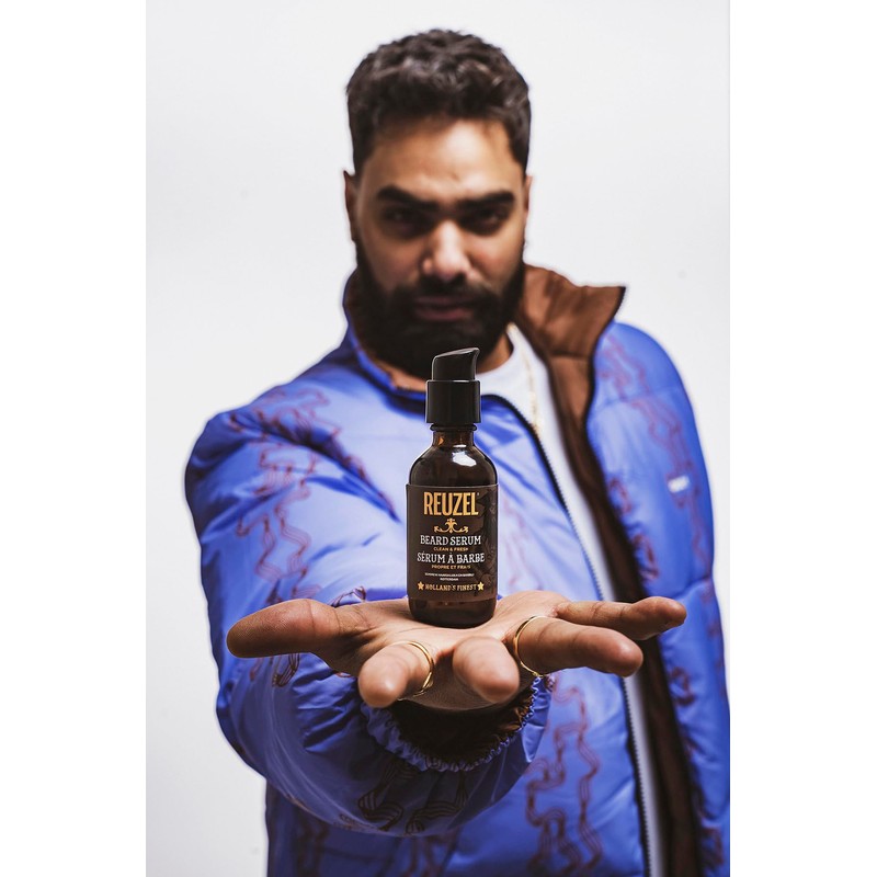 Reuzel Clean and Fresh Beard Serum, Non-Greasy Finish, 60 ml