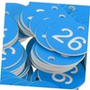 SEWACC 30pcs Plastic Number Tags Metal Tag Numbers Numbered Locker