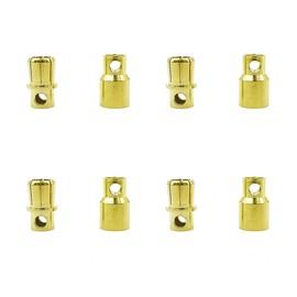 4Pair 8.0mm Banana Bullet Plug Male Female Banana Connector Plug for RC Toy Car Truck Airplane Battery ESC Motor Battery Equipment (8.0mm)