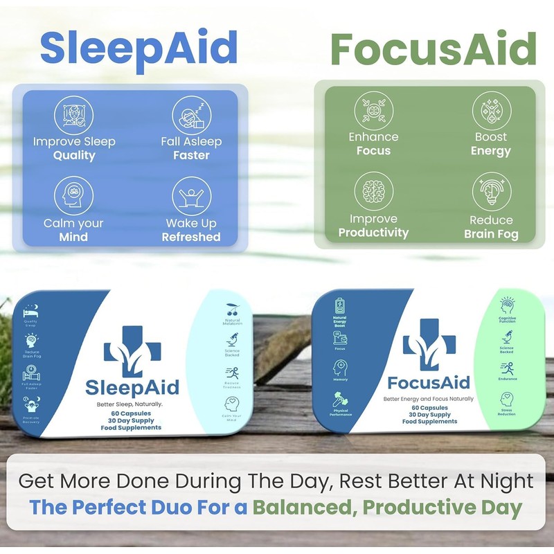 Focus Aid Nootropics Brain Supplement – Natural Cognitive Enhancer with