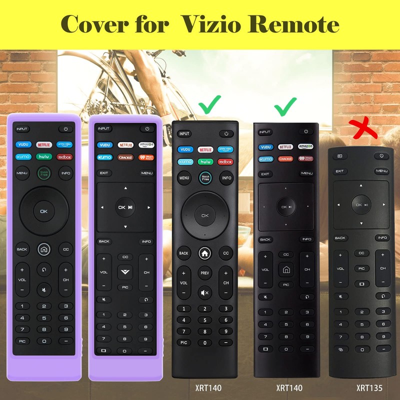2 Pack Cover for Vizio Remote, Compatible with Vizio Remote