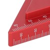 45/90 Degree Aluminum Alloy Angle Ruler High Accuracy DIY Woodworking