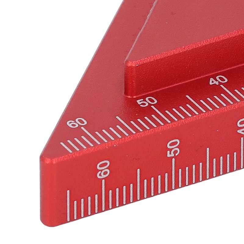 45/90 Degree Aluminum Alloy Angle Ruler High Accuracy DIY Woodworking