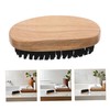 Outanaya Beard Brush for Men Durable Wooden Handle Compact Travel