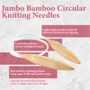 JubileeYarn Jumbo Bamboo Circular Knitting Needle Sets - US 85