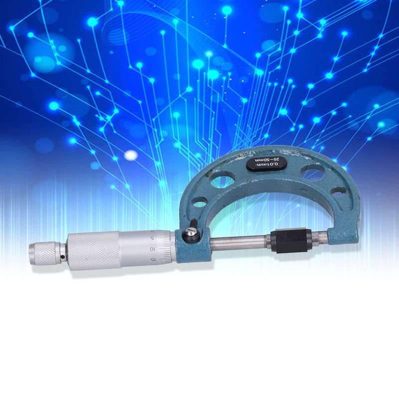 Micrometer Gauge, External Micrometer 0.01 mm with Wrench. Thickness Micrometer