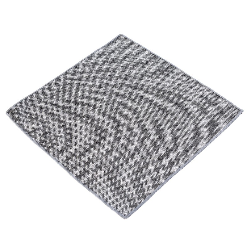 DonDon Men's Pocket Square Handkerchief 23 x 23 cm Cotton