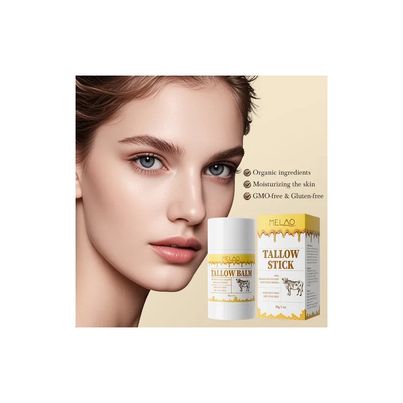 Crema Hidratante Sólida Con Mantequilla De Miel Y Sebo De