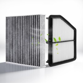 StaunchAuto Engine & Cabin Air Filter for Honda Civic 2016-2026 2.0L, HR-V 2023-2026 HRV 2.0L (Not Fit Civic Hatchback) Air filter for Car Replacement CF11182 CA12051 Automotive Accessories- 2 Pack