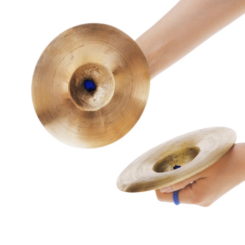 Unbranded/Generic 1 Pair Hand Cymbals 5.9 Inch Small Marching Cymbal