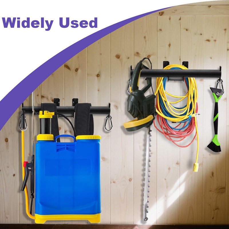 Heavy Duty Wall Mounted Backpack Blower Rack,Backpack Blower Wall Hanger,