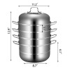 Vevor Olla De Vapor 5 Niveles Vapor De Alimentos Calefacción