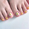 LC Sensibility Daily Look Self Nail Paddy Tip Artificial Toenails, 1 Piece, Paddy Tip 07 Yellow Daisy / 엘씨 감성 데일리룩 셀프네일 패디팁 인조발톱, 1개, 패디팁 07옐로데이지