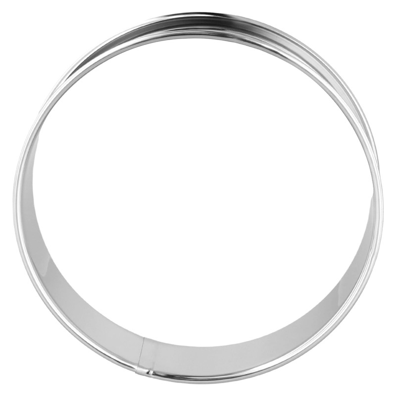 JEUIHAU 10PCS 10 cm / 4 Inches Crumpet Rings, 304