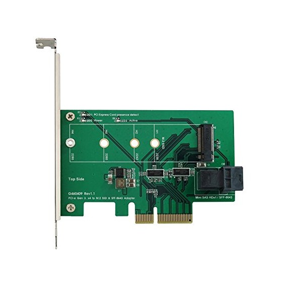 Micro SATA Cables PCI-e 4-Lane to M.2 (PCI-e I/F) &
