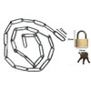 Steel Chain with Padlock Set - Robust Chain with Lock
