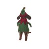 GALLERIE II Dog Elf Figurine Green