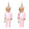 SOTOGO 5 Sets Baby Doll Clothes Outfits Jumpsuits with Hats