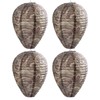 htiepf htiepf 4 Pack Wasp Nest Decoy Outdoor Hanging Fake