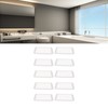 Disposable Shower Drain Cover Waterproof Adhesive Mesh Sticker Drain Hair